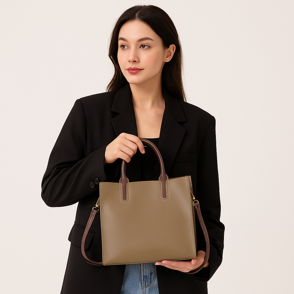 Leather handbag Averra