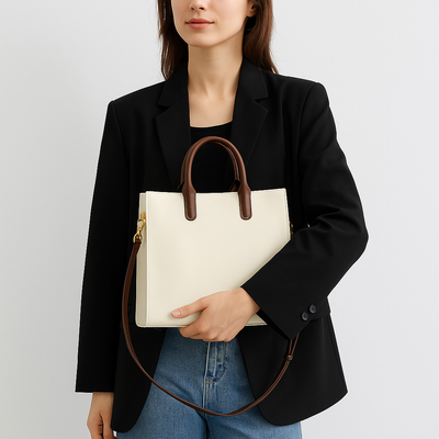 Leather handbag Averra