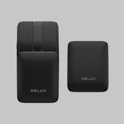 Delux Folding Keyboard Mouse Set Wireless Ultra Slim Portable Silent Kit Multi-Device Support For Windows Android IOS System ChicAvenue