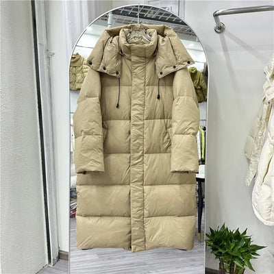 Arctic Silhouette Full length Down Coats ChicAvenue