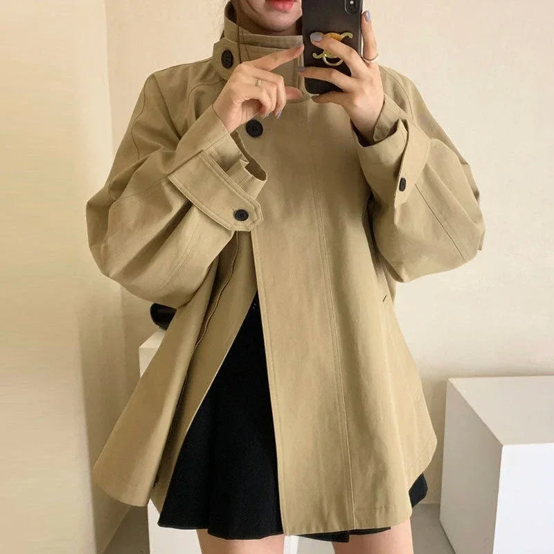 Nova Niche Trench jacket ChicAvenue