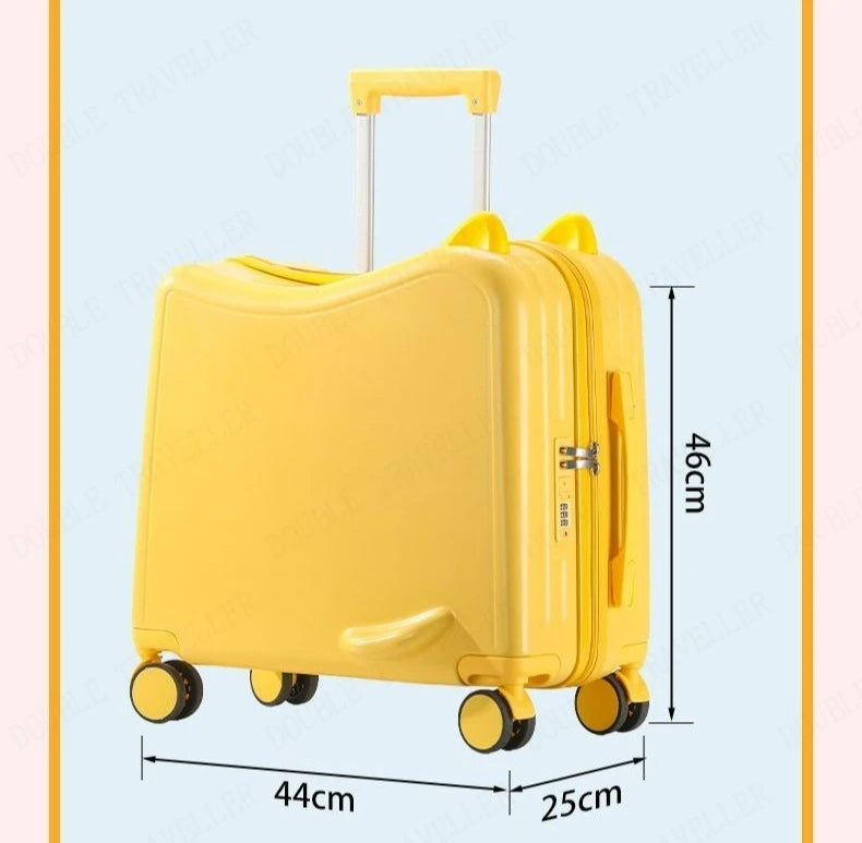 Sit and Ride Carry on Suitcase ChicAvenue
