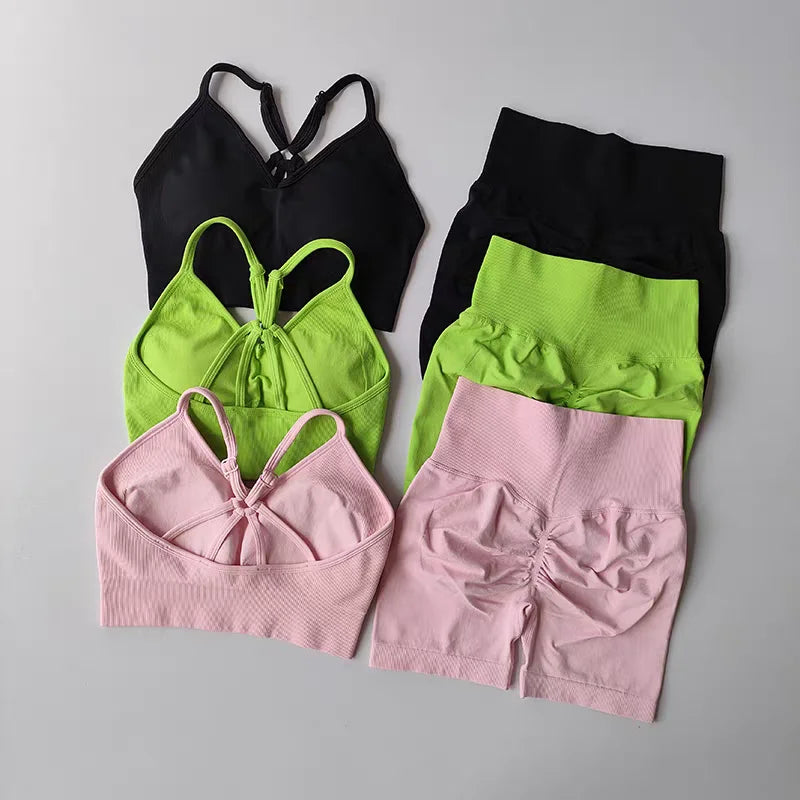 2 Pcs Yoga Sets High Waist ChicAvenue