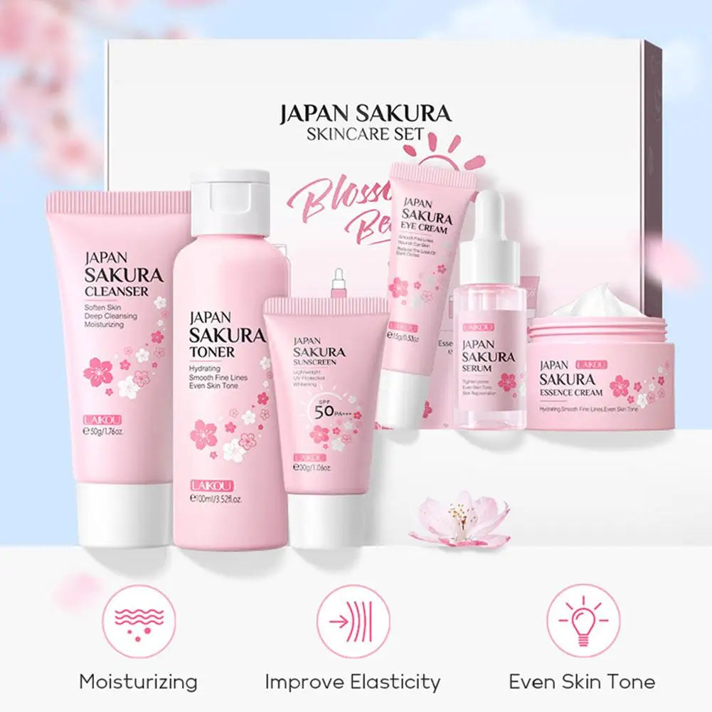 Sakura 6pc Skin Care set ChicAvenue