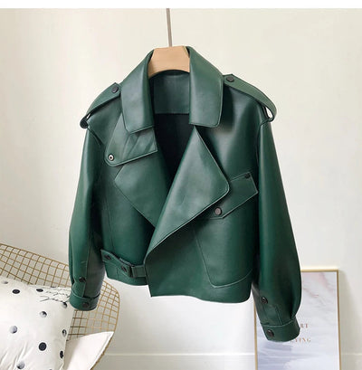 LuxMotion Quality Leather Jacket ChicAvenue