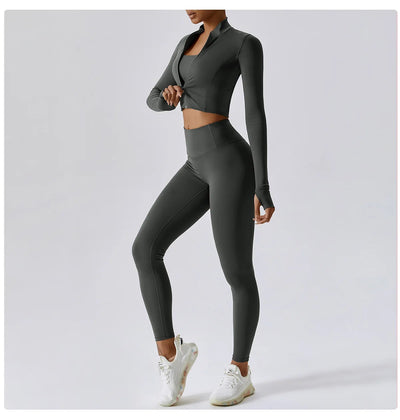 3 pieces Women Workout Outfit ChicAvenue