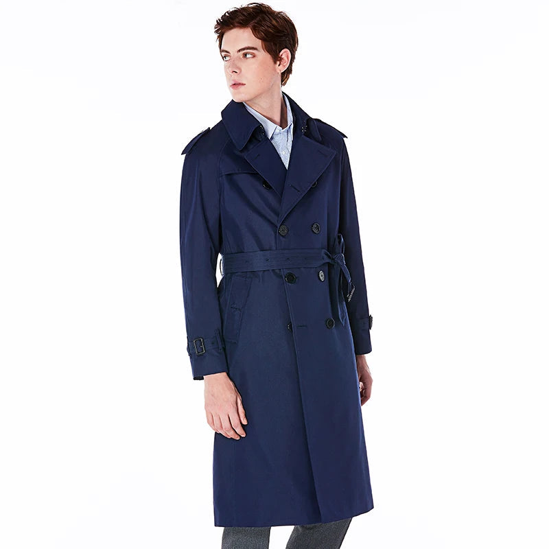 Urban Windsor long trench coat British Style ChicAvenue