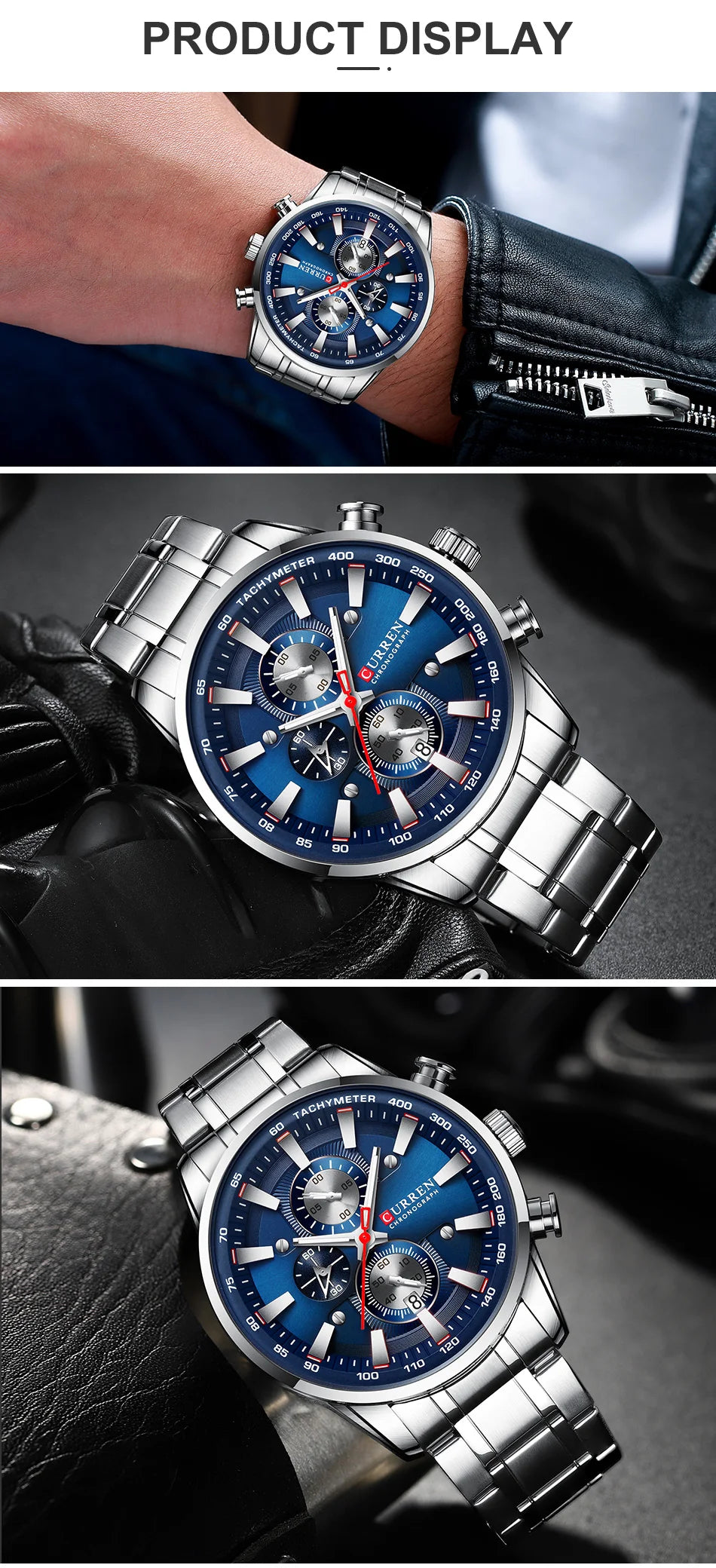 CURREN Quartz Sports Watch ChicAvenue