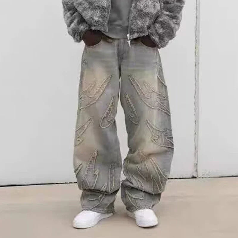 DarkMode Raw Edge Y2K Jeans ChicAvenue