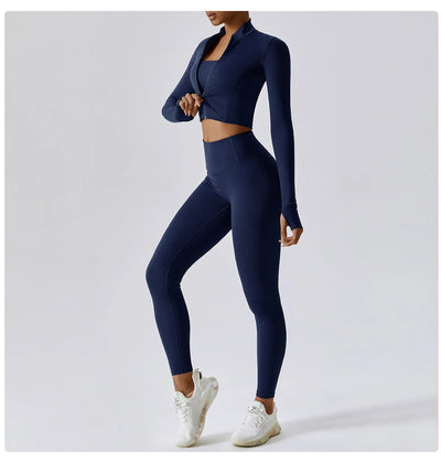 3 pieces Women Workout Outfit ChicAvenue