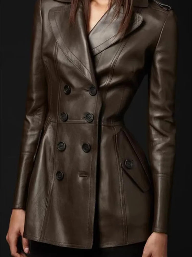 sexy stylish leather jacket