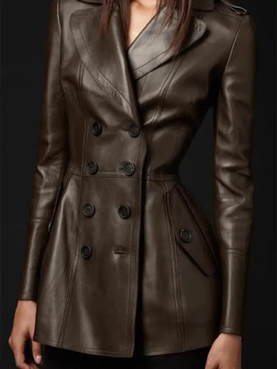 sexy stylish leather jacket
