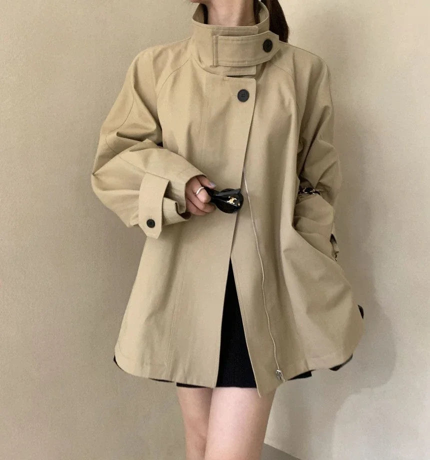 Nova Niche Trench jacket ChicAvenue