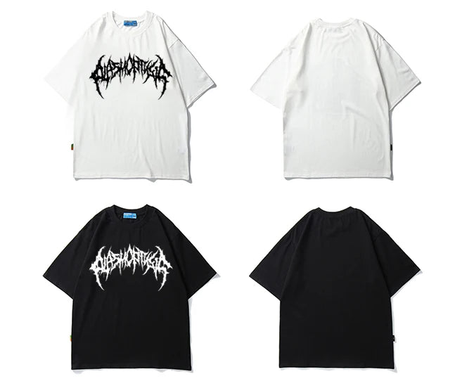 ShadowPulse Y2K Print Harajuku T-shirt ChicAvenue