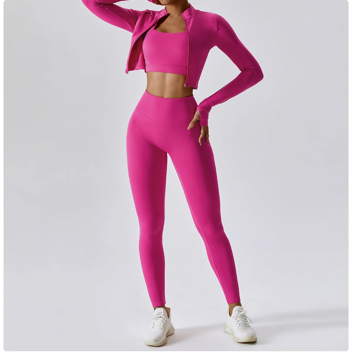 3 pieces Women Workout Outfit ChicAvenue