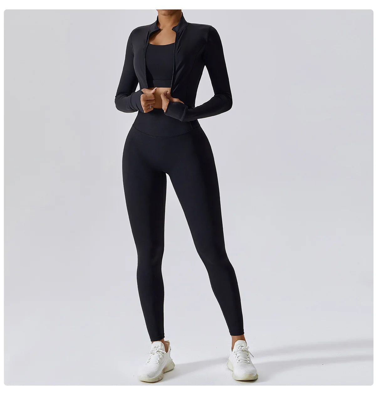 3 pieces Women Workout Outfit ChicAvenue