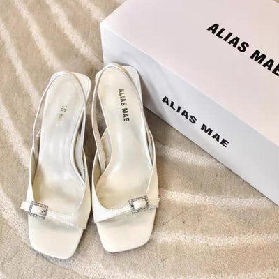 ALIAS MAE mid healed sandals ChicAvenue