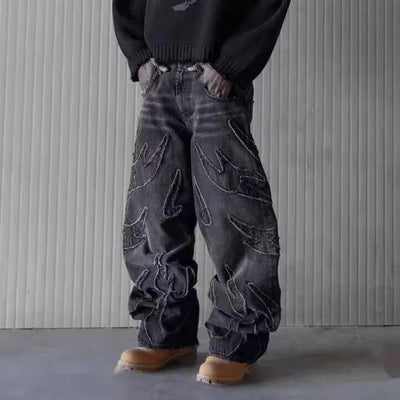 DarkMode Raw Edge Y2K Jeans ChicAvenue