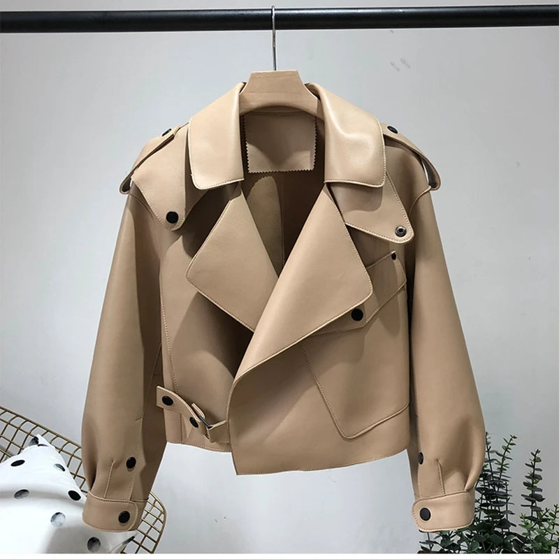 LuxMotion Quality Leather Jacket ChicAvenue