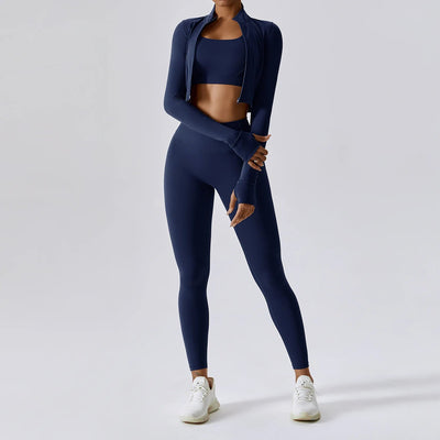 3 pieces Women Workout Outfit ChicAvenue