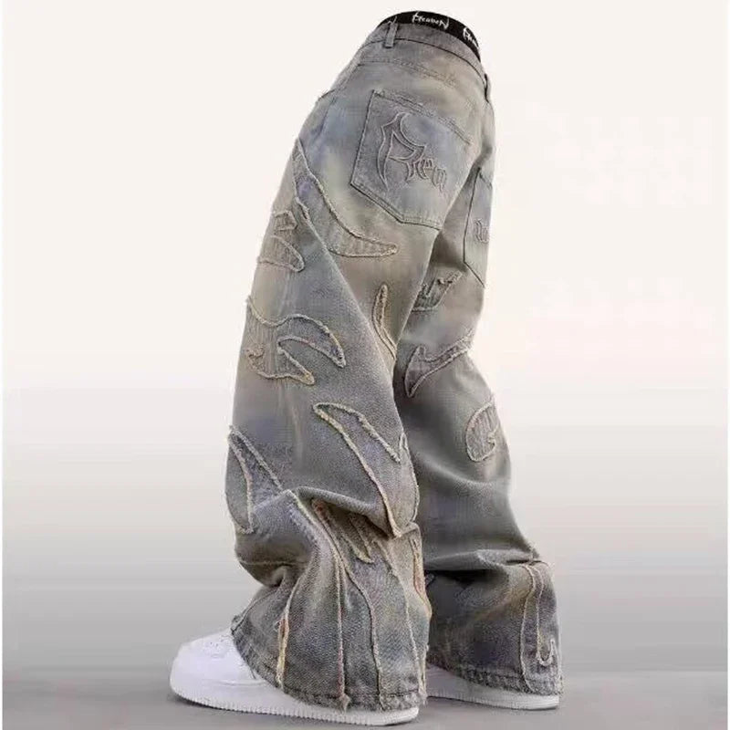 DarkMode Raw Edge Y2K Jeans ChicAvenue