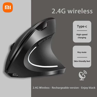 Xiaomi Wireless Vertical Mouse Bluetooth 2.4GHz Ergonomics Gaming Mouses 1600DPI Adjustable Offices Optical Electronic Keyboards ChicAvenue