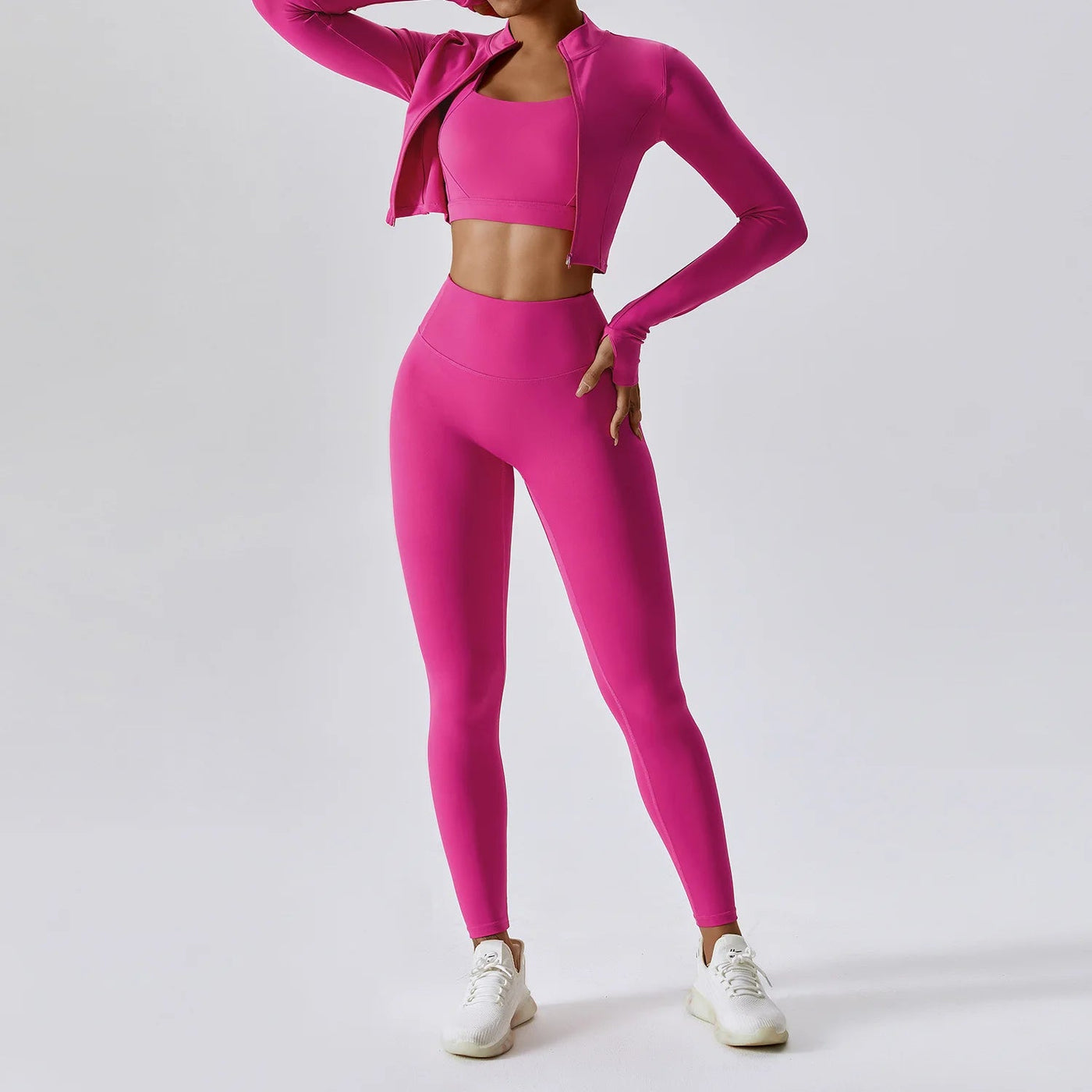 3 pieces Women Workout Outfit ChicAvenue