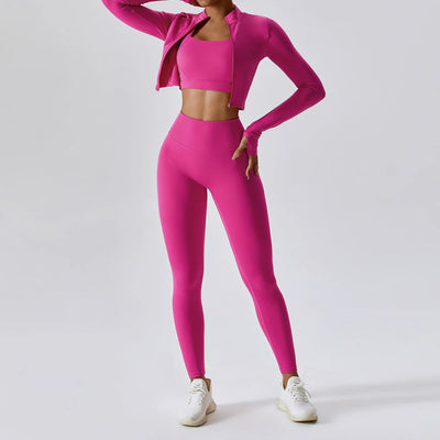 3 pieces Women Workout Outfit ChicAvenue