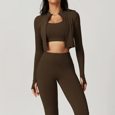 3 pieces Women Workout Outfit ChicAvenue
