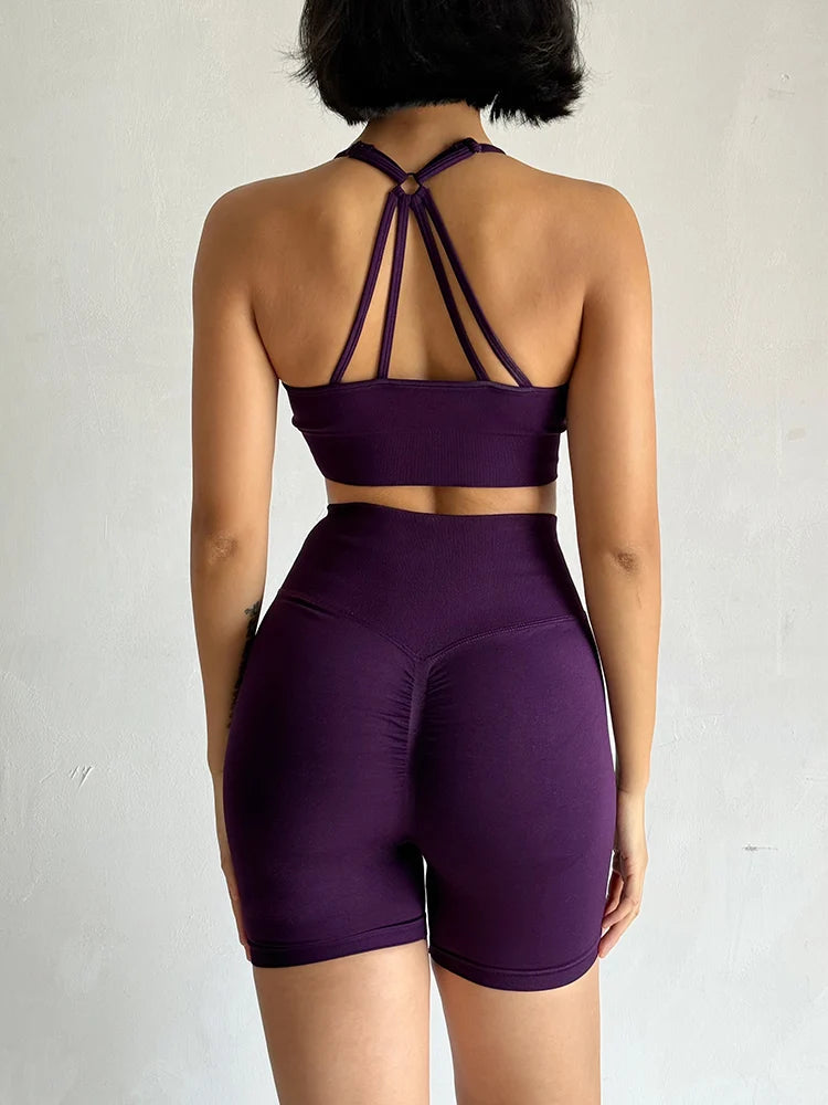 2 Pcs Yoga Sets High Waist ChicAvenue