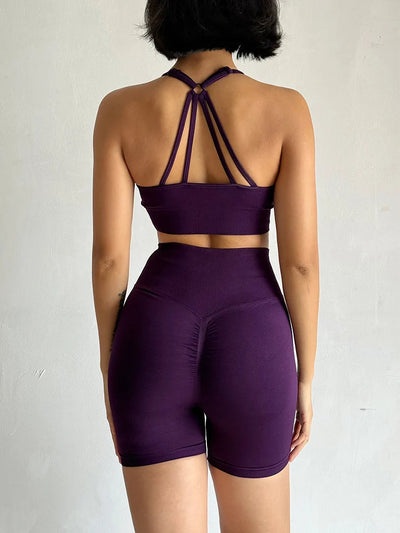 2 Pcs Yoga Sets High Waist ChicAvenue