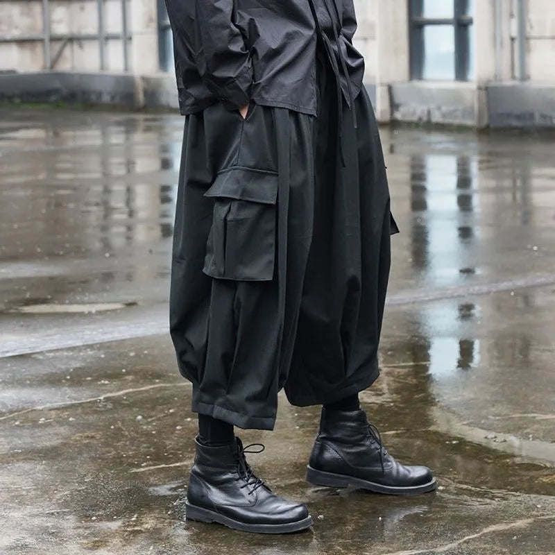 DropCore Oversized Haren Cargo Pants ChicAvenue