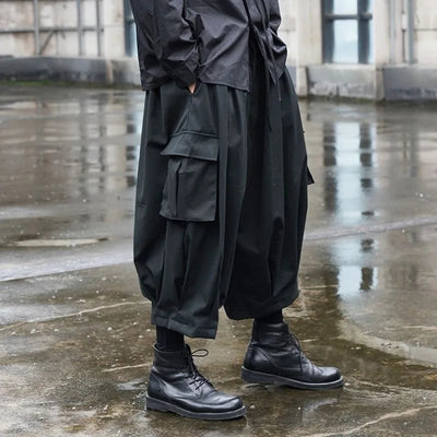DropCore Oversized Haren Cargo Pants ChicAvenue