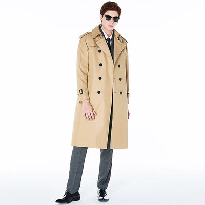 Urban Windsor long trench coat British Style ChicAvenue