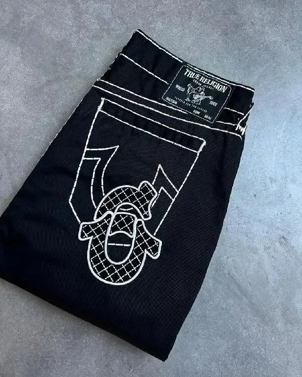 NeoMuse Y2K Embroidered Demin ChicAvenue