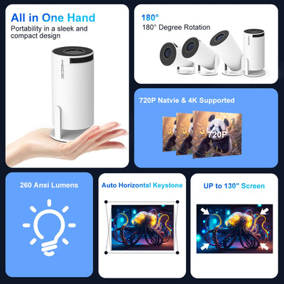 Magcubic 4K Home Cinema Projector ChicAvenue