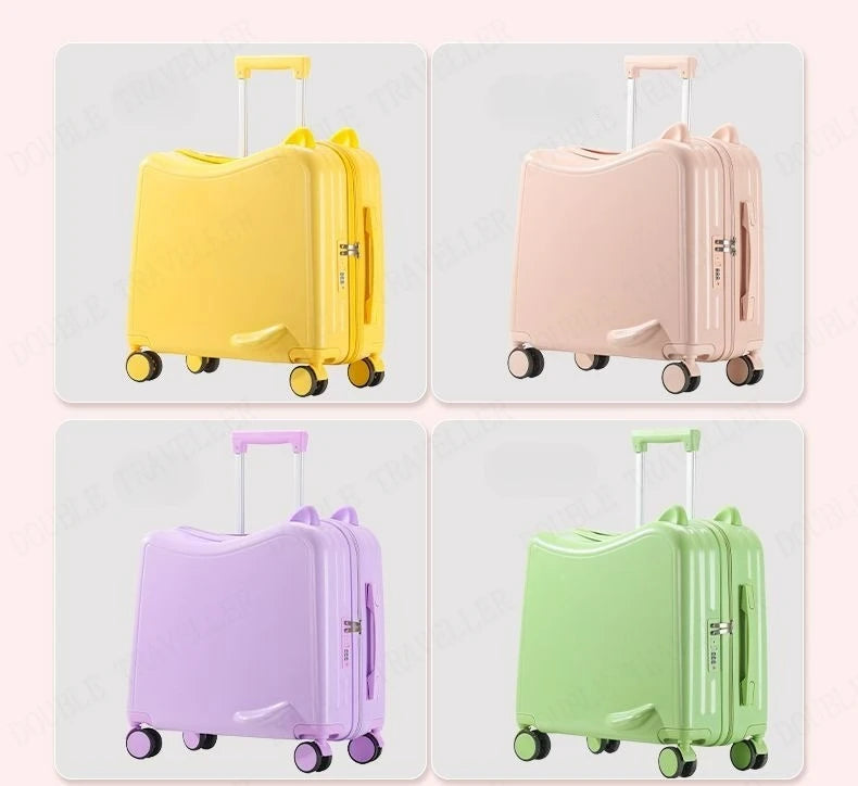 Sit and Ride Carry on Suitcase ChicAvenue