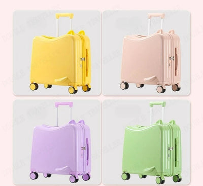 Sit and Ride Carry on Suitcase ChicAvenue