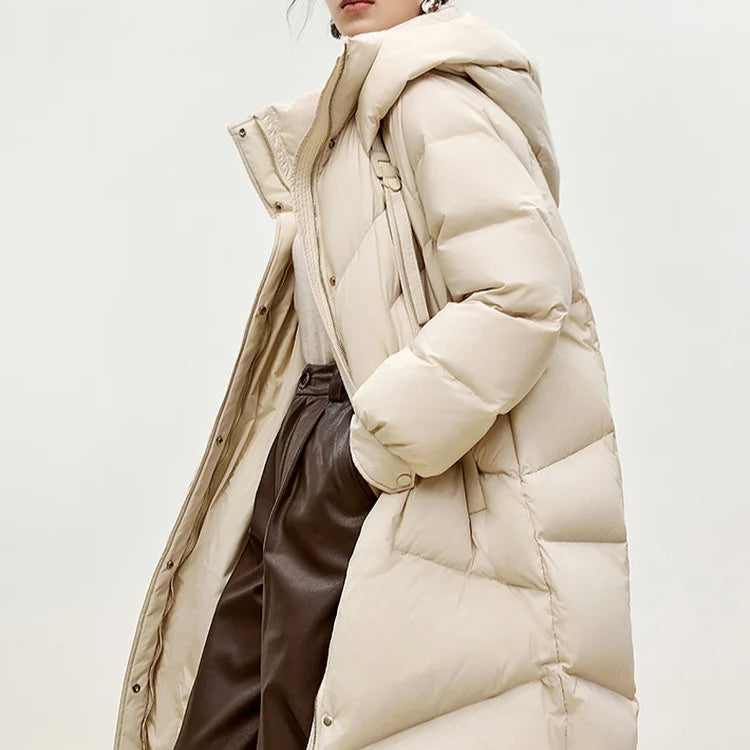 Therma Luxe Long Down Coat ChicAvenue