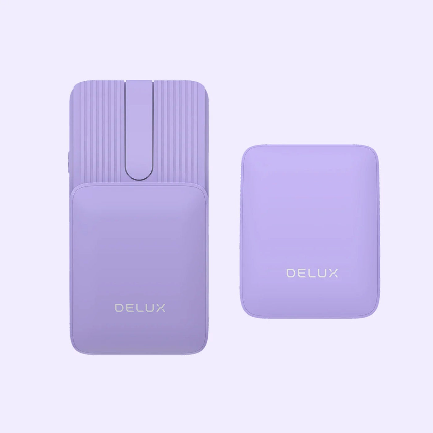 Delux Folding Keyboard Mouse Set Wireless Ultra Slim Portable Silent Kit Multi-Device Support For Windows Android IOS System ChicAvenue