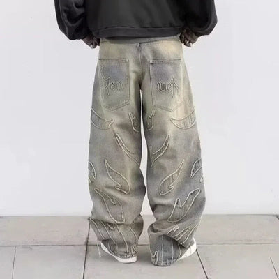 DarkMode Raw Edge Y2K Jeans ChicAvenue