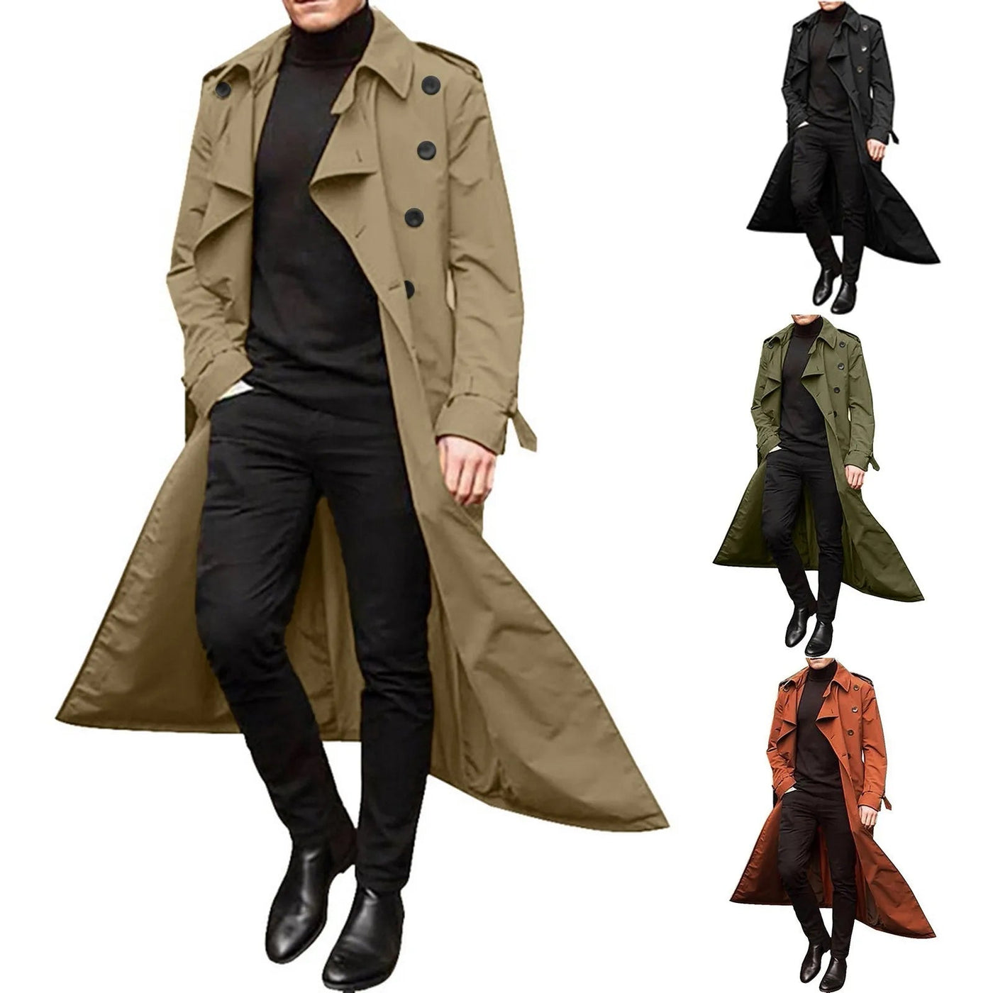 StratusForm™ Classic Double-Breasted Trench – Spring/Autumn Edition ChicAvenue