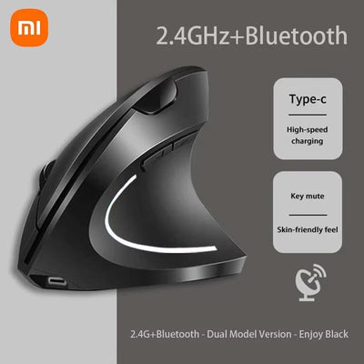 Xiaomi Wireless Vertical Mouse Bluetooth 2.4GHz Ergonomics Gaming Mouses 1600DPI Adjustable Offices Optical Electronic Keyboards ChicAvenue