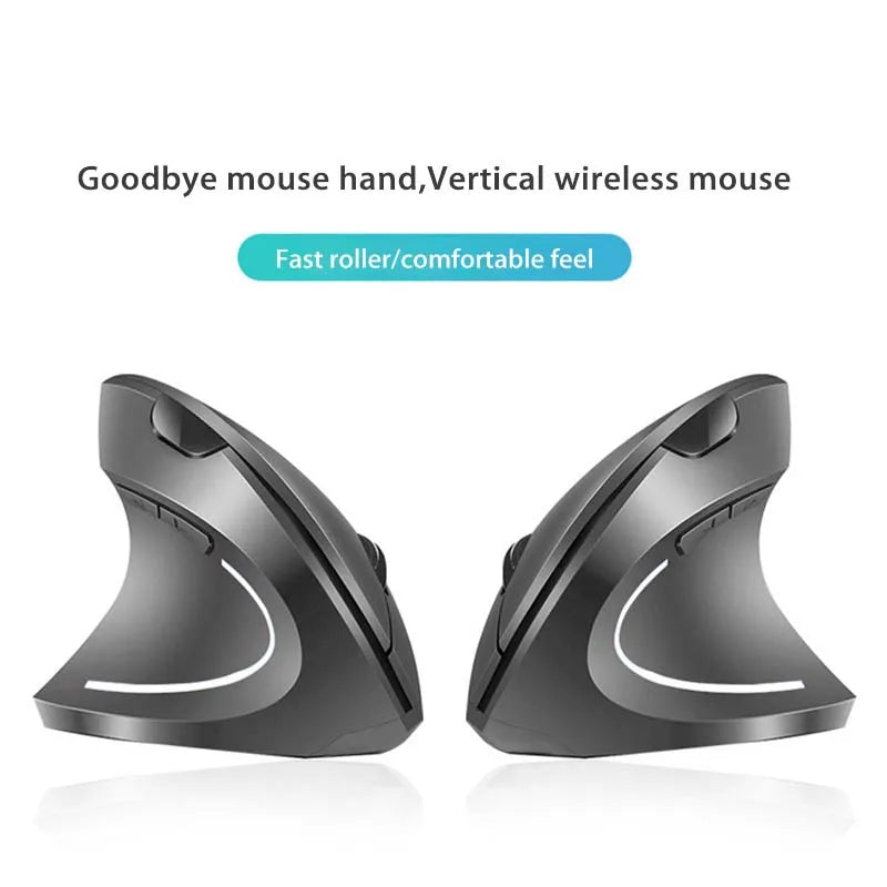 Xiaomi Wireless Vertical Mouse Bluetooth 2.4GHz Ergonomics Gaming Mouses 1600DPI Adjustable Offices Optical Electronic Keyboards ChicAvenue