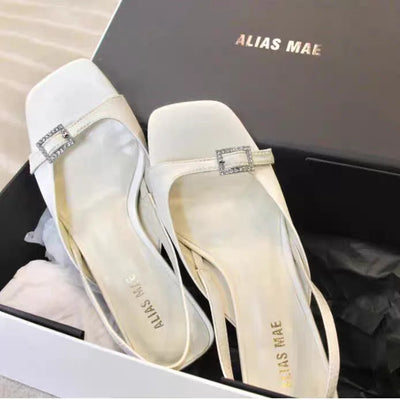 ALIAS MAE mid healed sandals ChicAvenue