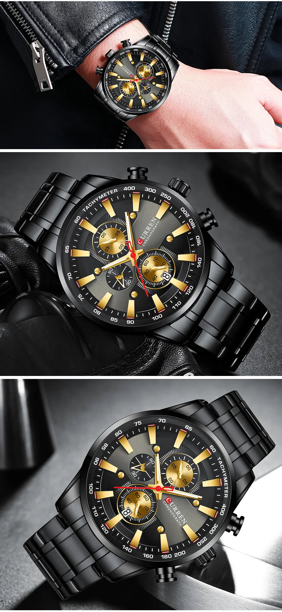 CURREN Quartz Sports Watch ChicAvenue