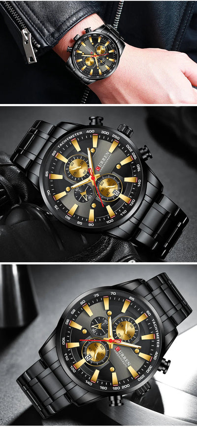CURREN Quartz Sports Watch ChicAvenue