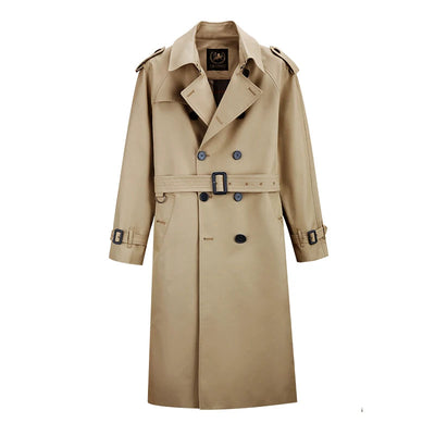 Urban Windsor long trench coat British Style ChicAvenue