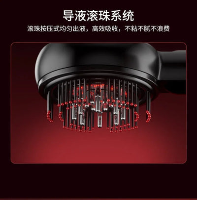 Red light electric massage comb, kneading and revitalizing hair growth massager, scalp medicine device, hair care hair guide, li ChicAvenue
