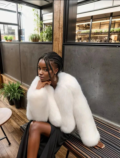Synthetic fur Luxe ChicAvenue